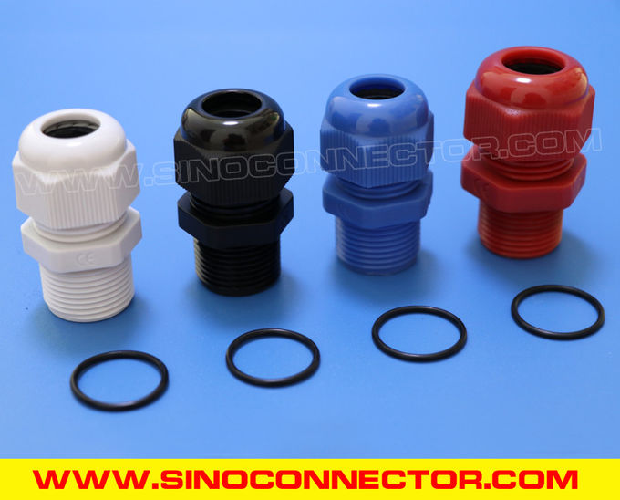 PG Type Plastic (Nylon) IP68 Waterproof Cable Gland PG13.5 with Locknut & O-ring PG Type Plastic (Nylon) IP68 Waterproof Cable Gland PG13.5 with Locknut & O-ring