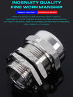 304, 316, 316L Stainless Steel Temperature Resistant PG7-PG48 Cable Glands with Fluoroelastomer Seals