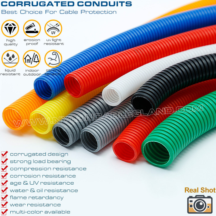 PA Polyamide Colored Electrical Conduit