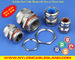 PG Thread Stainless Steel Cable Glands AISI304/316/316L with Fluoroelastomer Rubber Seals