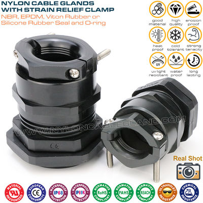 Prensaestopas poliamida IP68 negro (RAL9005) NPT3/8